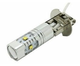 Žárovka CREE LED H3 12-24V, 25W (5x5W) bílá