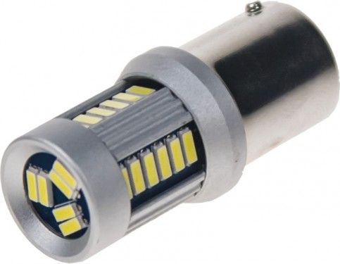 Žárovka LED BAY15d (dvouvlákno) bílá, 12-24V, 30LED/4014SMD