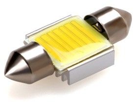 Žárovka COB LED sufit (31mm) bílá, 12V