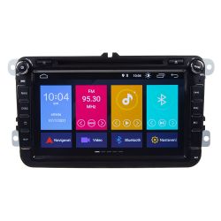 Autorádio pro VW, Škoda s 8" LCD, Android 10.0, WI-FI, GPS, Mirror link, Bluetooth, 3x USB