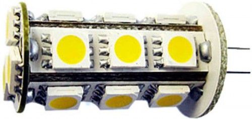Žárovka LED-18x SMD G4 12VAC bílá teplá