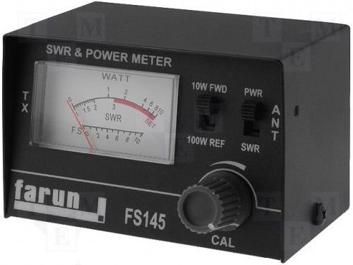 SWR/W Farun jednobudík ,26-30 MHz, 10/100W /K-145 / SWR 430