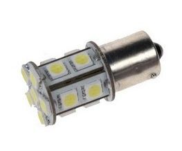 Žárovka LED 12V s paticí BAU15S bílá, 16LED/3SMD