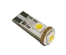 Žárovka LED T10 bílá, 12V, 3LED/3SMD