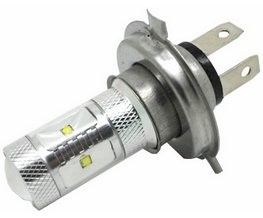 Žárovka CREE LED H4 12-24V, 30W (6x5W) bílá