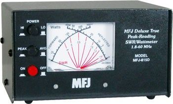 MFJ-815D Wattmetr a měřič přizpůsobení s křížovým měřidlem, do 3kW