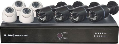 Kamerový systém JW108K-CR5 (DVR+8kamer CMOS), D1, real time