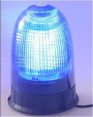 LED maják, 12-24V, modrý, 80x SMD5050, ECE R10