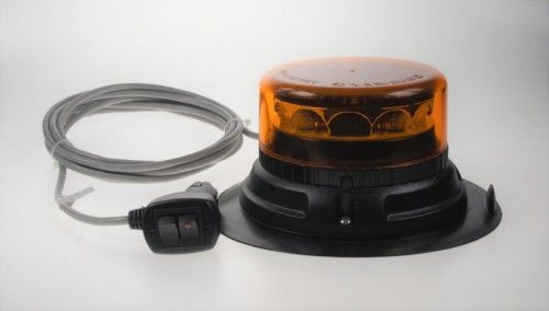 PROFI LED maják 12-24V 12x3W oranžový magnet 133x76mm, ECE R65