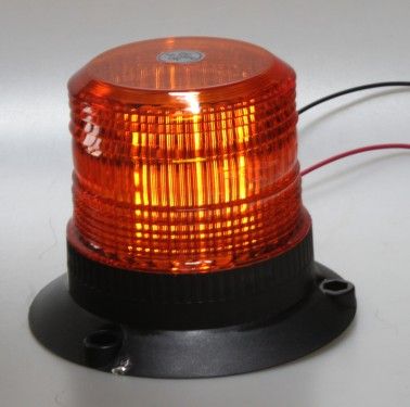 Zábleskový maják, 12-110V, oranžový, ECE R10
