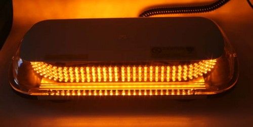 LED rampa, 440x215x75mm, oranžová, magnet, 336xLED R10