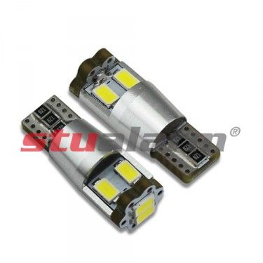 Žárovka LED T10 bílá, 12V, 6LED/5630SMD
