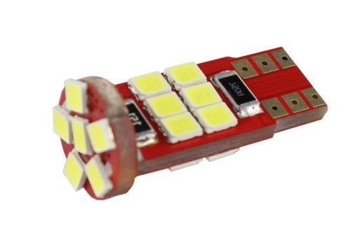 Žárovka LED T10 bílá, 12V, 18LED/2835SMD