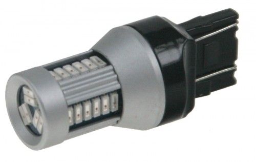 Žárovka LED T20 (7443) oranžová, 12-24V, 30LED/4014SMD