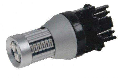 Žárovka LED T20 (3157) oranžová, 12-24V, 30LED/4014SMD