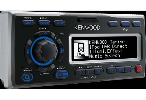 Kenwood KMR-700U námořní radio s CD
