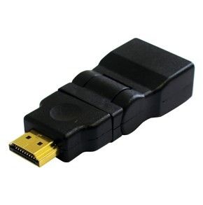 Redukce HDMI zdířka - HDMI konektor úhlový otočný