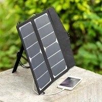 Fotovoltaický solární přenosný set 2x7W USB