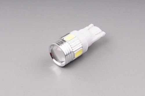 Žárovka LED 12V 5W W2,1x9,5d čirá s čočkou 6xLED 5630
