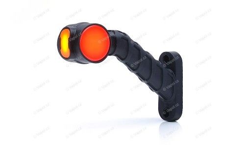 Poziční tykadlo LED,červeno-oranžovo-bílé, levé