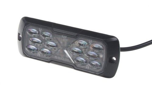 PROFI LED výstražné světlo 12-24V 11,5W modrý ECE R65 114x44mm