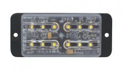 LINEAR LED dual 12x5W LED, 12-24V, oranžový, ECE R65