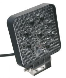 LED extra SLIM světlo na prac. stroje 10-30V, 9x3W, R10