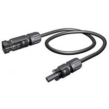 4mm2; Cable: solar; MC4-MC4; PIN:1; 1m; plug; plug; male; female