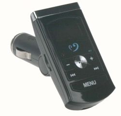 MP3/FM modulátor bezdrátový s USB/SD/mikroSD slotem do CL s dálkovým ovladačem
