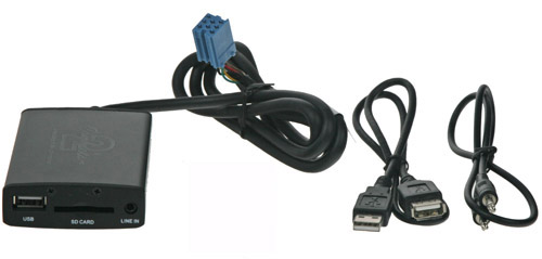 Connects2 - ovládání USB zařízení OEM rádiem Renault/AUX vstup