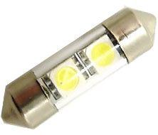 Žárovka LED SV8,5-8 sufit 31mm 12V/1W bílá, 2xSMD5050