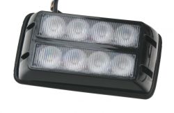 PREDATOR dual 8x1W LED, 12-24V, oranžový, ECE R10 R65