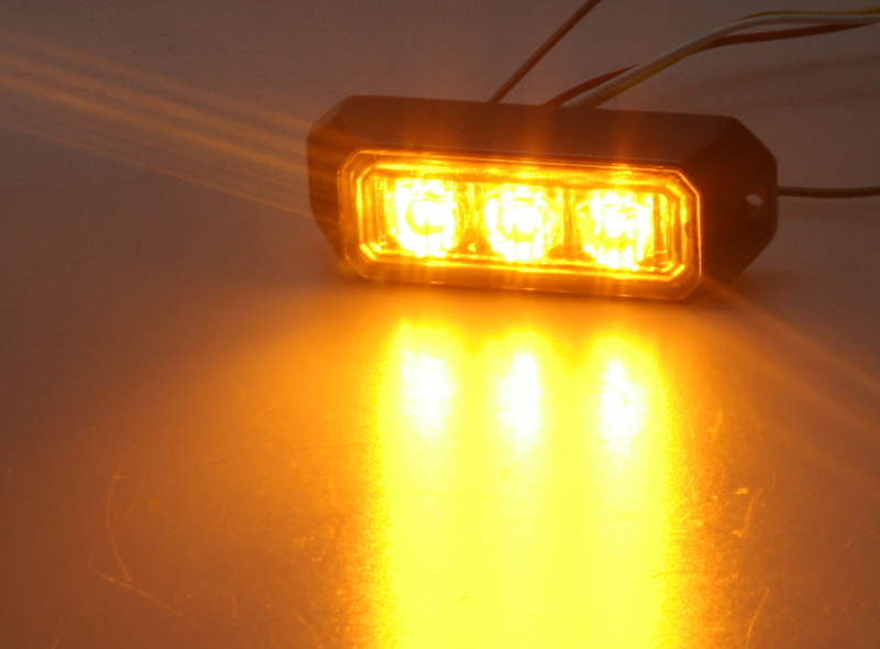 PREDATOR LED vnější 3x1W, 12-24V, oranžový, ECE R10