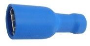 Faston-zdíř.6,3mm modr,kab.1,5-2,5mm2 plná izolace