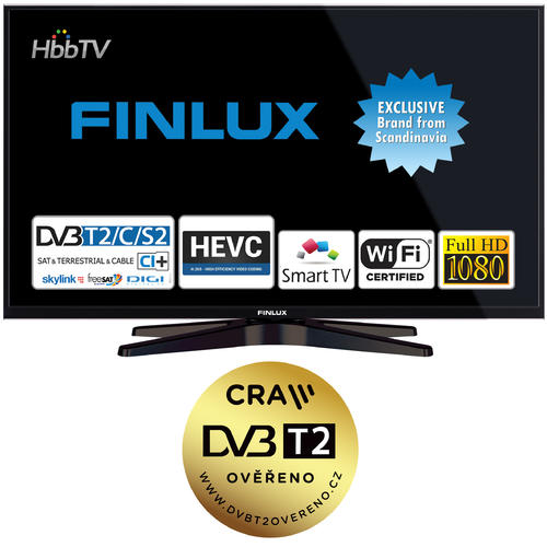 Finlux TV32FFC5760 - ULTRATENKÁ, FHD, SAT, WIFI