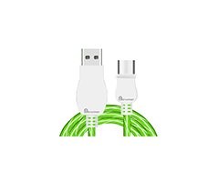 USB nabíjecí LED kabel pro Apple zelený