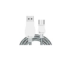 USB nabíjecí LED kabel pro Apple bílý