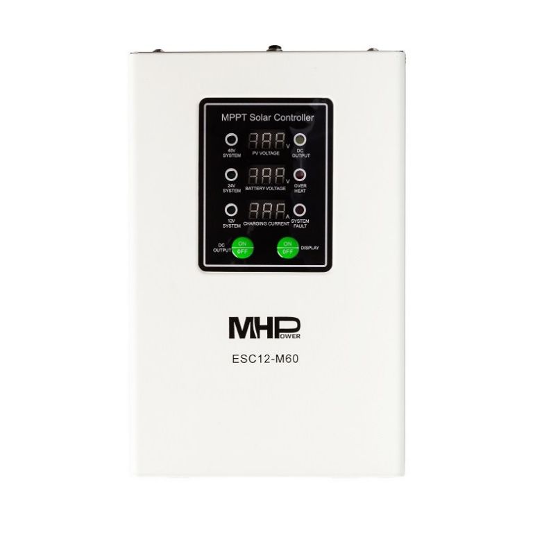 Solární regulátor MHPower ESC12-M60 (MPPT měnič) 12V, 60A