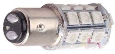 Žárovka LED BaY15D 12V/5W, červená, brzdová/obrysová, 27xSMD5050