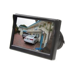 LCD monitor 4,8" černý na palubní desku s možností instalace na HR držák