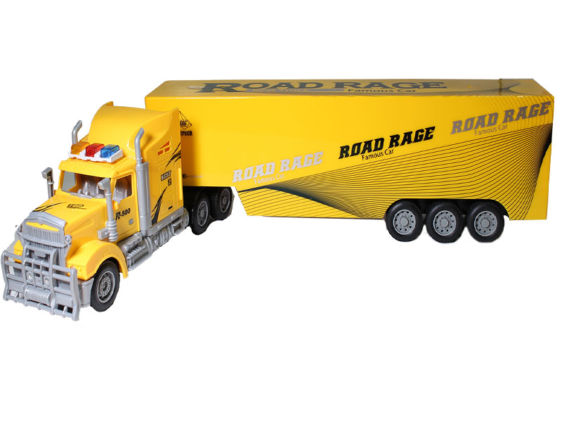 Kamion na DO US truck s návěsem žlutý