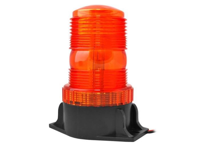 Oranžový výstražný LED maják, IP65, 20W, 12-30V