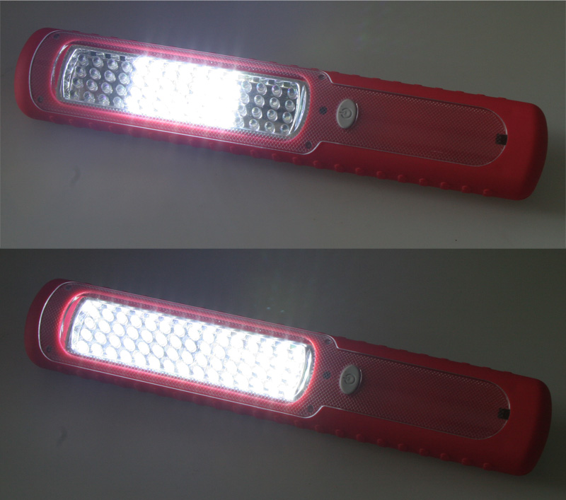 AKU LED svítilna 60LED pracovní i rekreační lampa dynamem a s magnetem