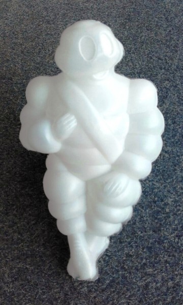 Figurka Michelin svítící - střední bílá