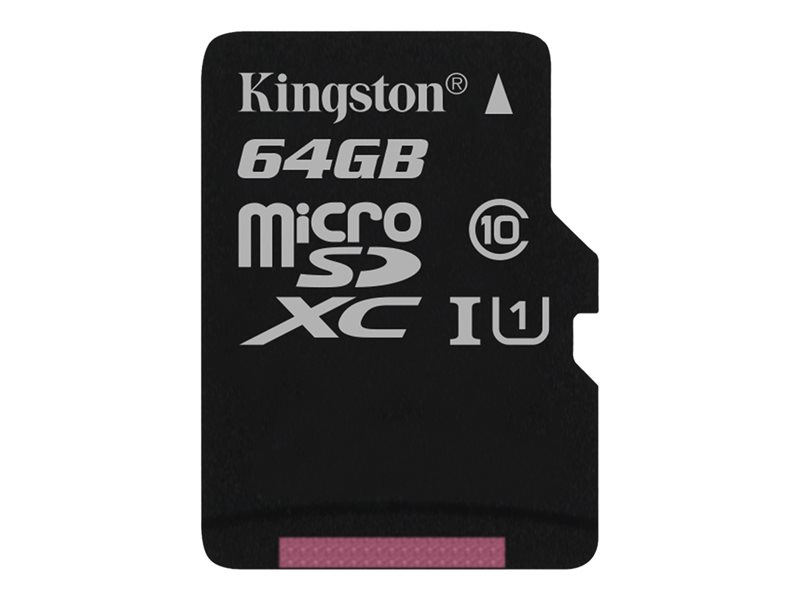 KINGSTON, 64GB microSDXC Canvas Select 80R CL10