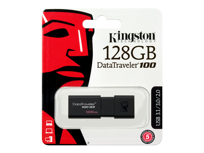 Kingston DataTraveler 100 G3, 128GB