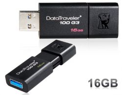 Kingston DataTraveler 100 - 16GB, USB 3.1/3.0/2.0