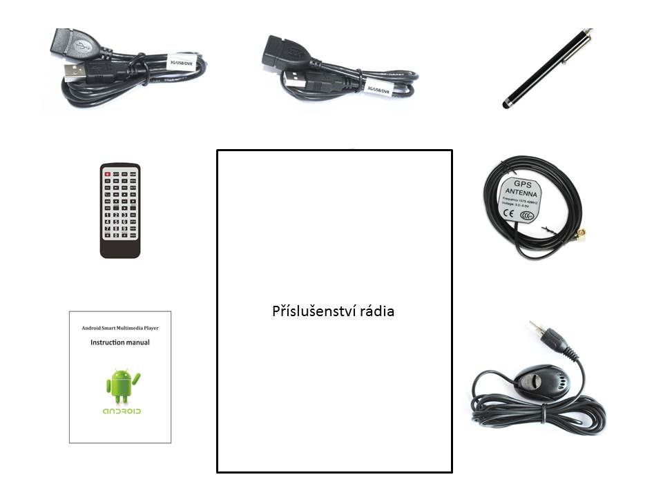 2DIN autorádio s 6,2" LCD, Android 4.4.4, WI-FI, DVD, USB, GPS, bluetooth