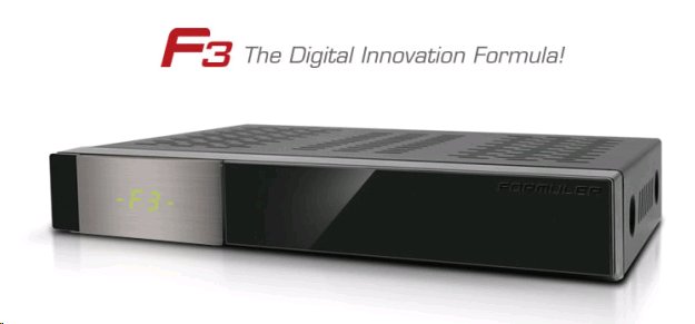 Formuler F3 NEW- Full HD satelitní přístroj, Enigma 2