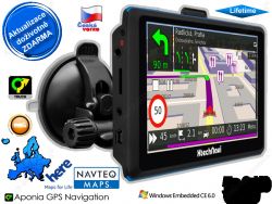 GPS Navigace XtechNavi EU5050SWT, 5.0", 8GB, BT, AV-in, Evropa TRUCK